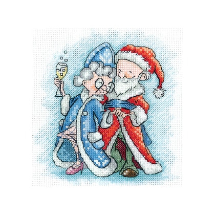Grandma and Santa Claus