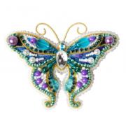 Épingle - Papillon violet