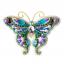 Épingle - Papillon violet