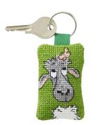Porte-clés - Mouton gris