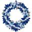 Winter Blue Poinsettia - Kit Couronne en feutrine