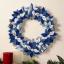 Winter Blue Poinsettia - Kit Couronne en feutrine