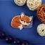 Broche - Renard endormi