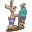 Lapin avec œuf