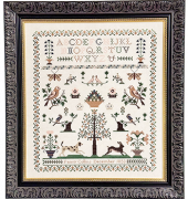 Fanny Collins 1853 Sampler & Pinwheel