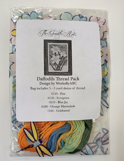 The Gentle Art: Daffodils Thread Pack