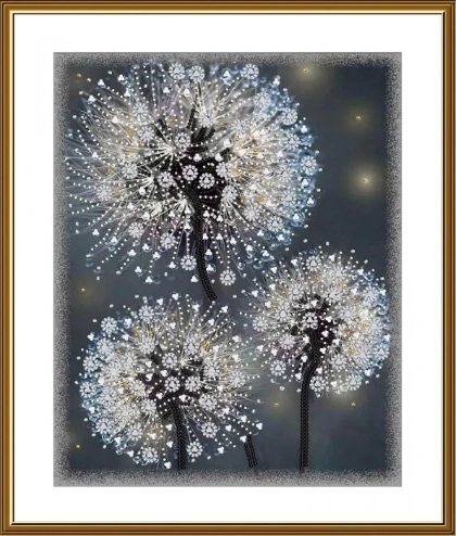 Gouttelettes de diamant