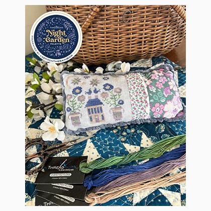 Midnight Posies Pin Pillow