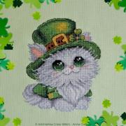 Leprechaun Cat White