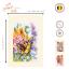 Cartes à broder - Bouquet de fleurs