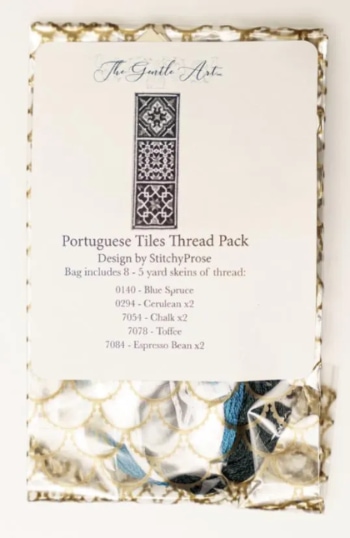 The Gentle Art : Portuguese Tiles Thread Pack