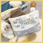 Trousse «Nuage»- Lin