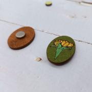 Needle Nanny - Fleurs jaunes