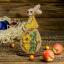 Lapin de Pâques avec des fleurs