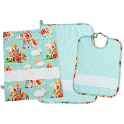 Set Crèche Petite princesse - Vert d\'eau