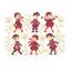 Enfants manteaux jacquard rouge !