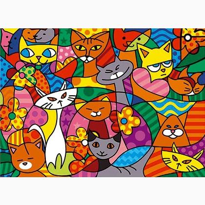 Chats de couleurs