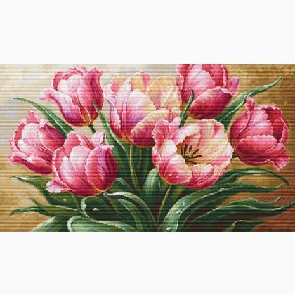Graceful Tulips - Petit Point