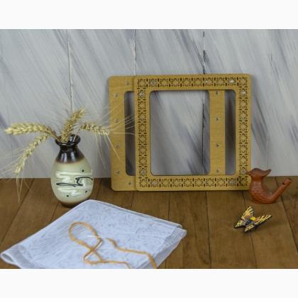 Cadre de broderie avec aimants PM-019 Chêne - 19x19