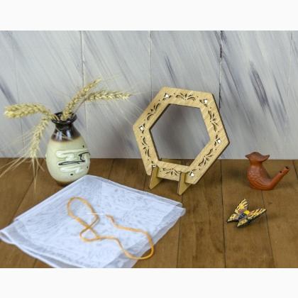 Cadre de broderie avec aimants PM-018 Chêne - 14x16