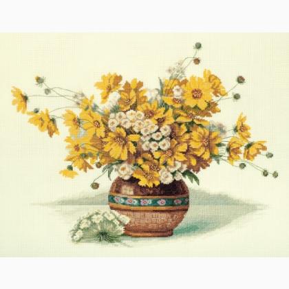 Bouquet de fleurs jaunes