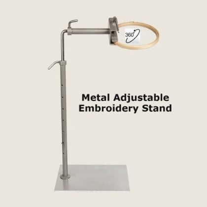 Support en acier inoxydable pour cadre – Gris