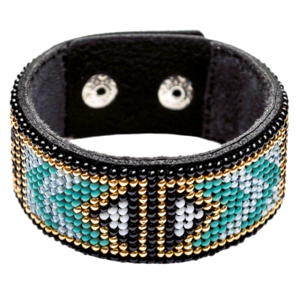 Bracelet - Vert et Blanc