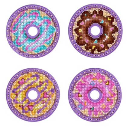 Donuts badges - Magnets (4)