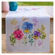 Chemin de Table - Violettes - Aida