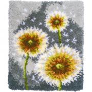 Tapis - Fleur de peluche