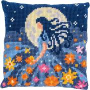 Coussin - Fille avec la lune