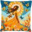 Coussin - Fille avec le soleil