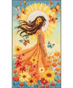 Fille avec le soleil
