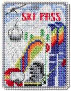Seasonal Ornament: Ski Pass