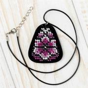 Pendentif - Fleur violette