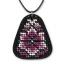 Pendentif - Fleur violette
