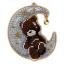 Rêves sous la lune - ours brun