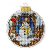 Décorations de Noël - Bonhomme de neige avec un chapeau