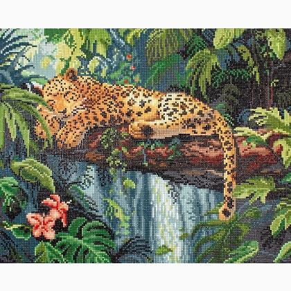 Léopard sur une Branche