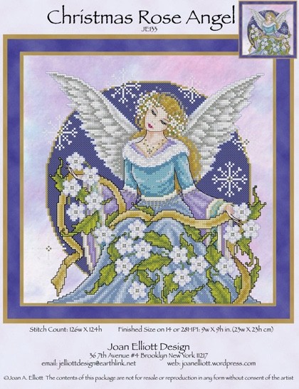 Christmas Rose Angel - PDF