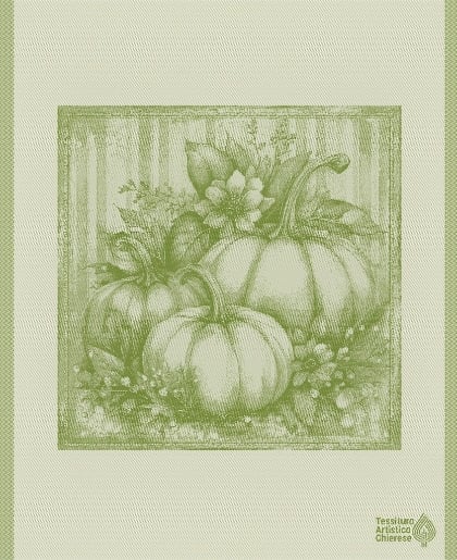 Serviette - Delica - Vert - NO Aida