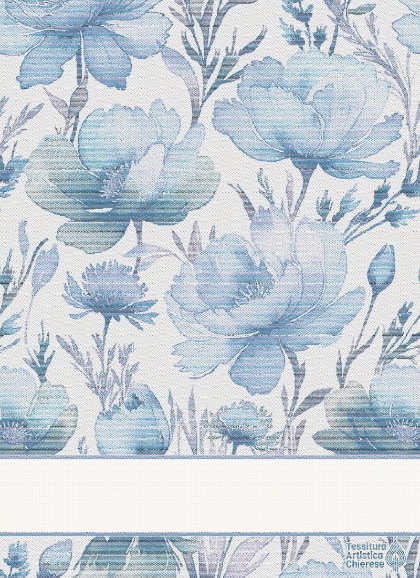 Serviette - Giulia - Bleu