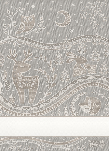 Serviette - Incanto - Gris-Ecru