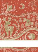 Serviette - Incanto - Rouge-Vert