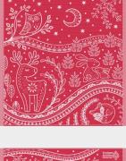 Serviette - Incanto - Rouge Lurex