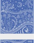 Serviette - Incanto - Bleu Lurex