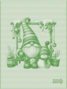 Serviette - Eldrin - Vert - NO Aida