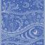 Serviette - Incanto - Bleu Lurex - NO Aida