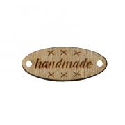 Étiquettes ovales en bois – Handmade (10)