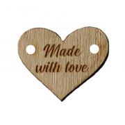 Étiquettes en bois – Made with Love (10)